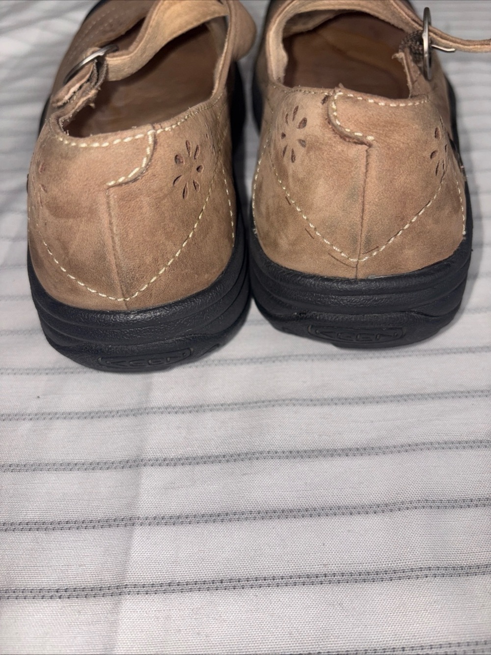Keen Brown/Tan Mary Jane Flats - Picture 4 of 9
